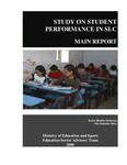 Study on Student Performance in SLC : Main Report, 2006 / Mathema, Kedar Bhakta