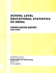 School level educational statistics of Nepal -consolidated report 2008 (2065); p.215