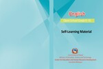 Open School Grade 9 -10 : English : Self-Learning Material / Center for Education and Human Resource Development