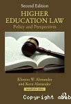 Higher education law : policy and perspectives