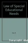The Law of Special Educational Needs :A guide the Education Act 1981