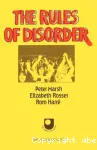 The rules of disorder