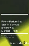 Poorly performing staff in schools and how to manage them