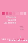 Effective subject leadership