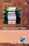 Basic curriculum theory research and reform