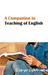 A companion to teaching of english