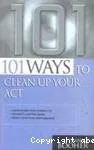 101 ways to clean up your act