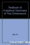 Textbook of Analytical Geometry of Two Dimensions