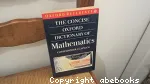 The concise oxford dictionary of mathematics