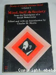 Mind, Self, and society: from the standpoint of a social behaviorist