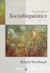 An introduction to sociolinguistics