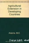 Agriculture extension in developing countries