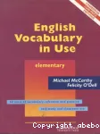 English vocabulary in use