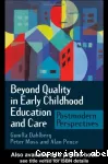 Beyond Quality in Early Childhood Education and Care:Postmodern Perspectives