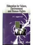 Education for values, environment and human rights