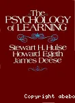 The psychology of learning