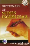 Dictionary of modern english usage