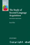 The Study of Second Language Acquisition