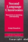 Second Language Classroomes: Research on teaching and learning