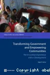 Transforming Government and empowering communities : A Sri Lankan experience with e-development